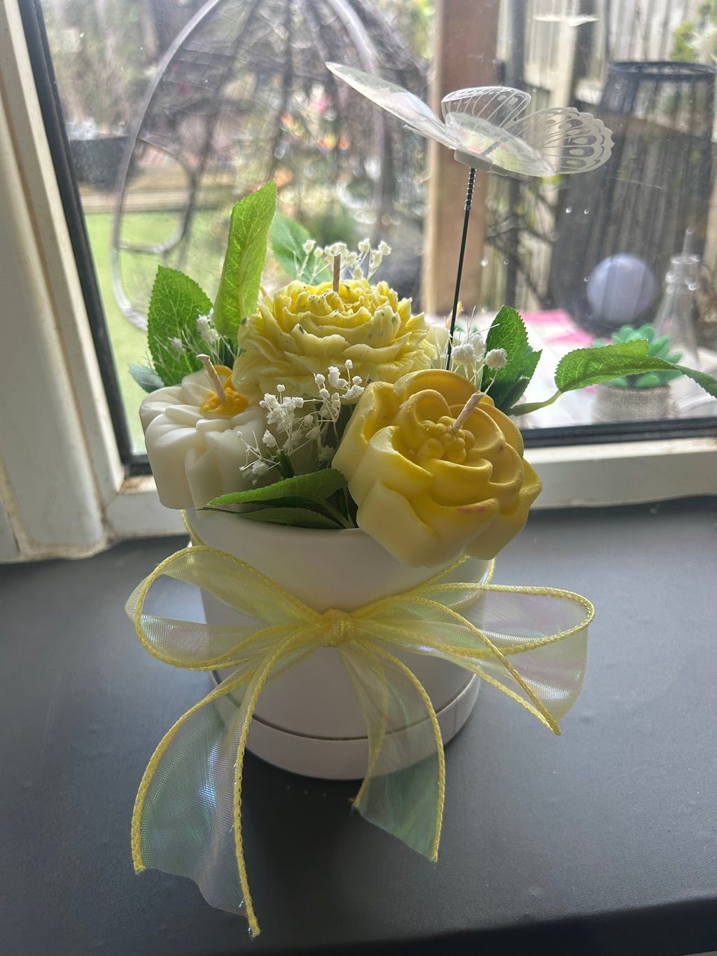 Candle flower box