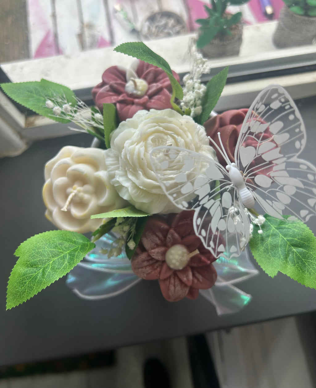 Candle flower box